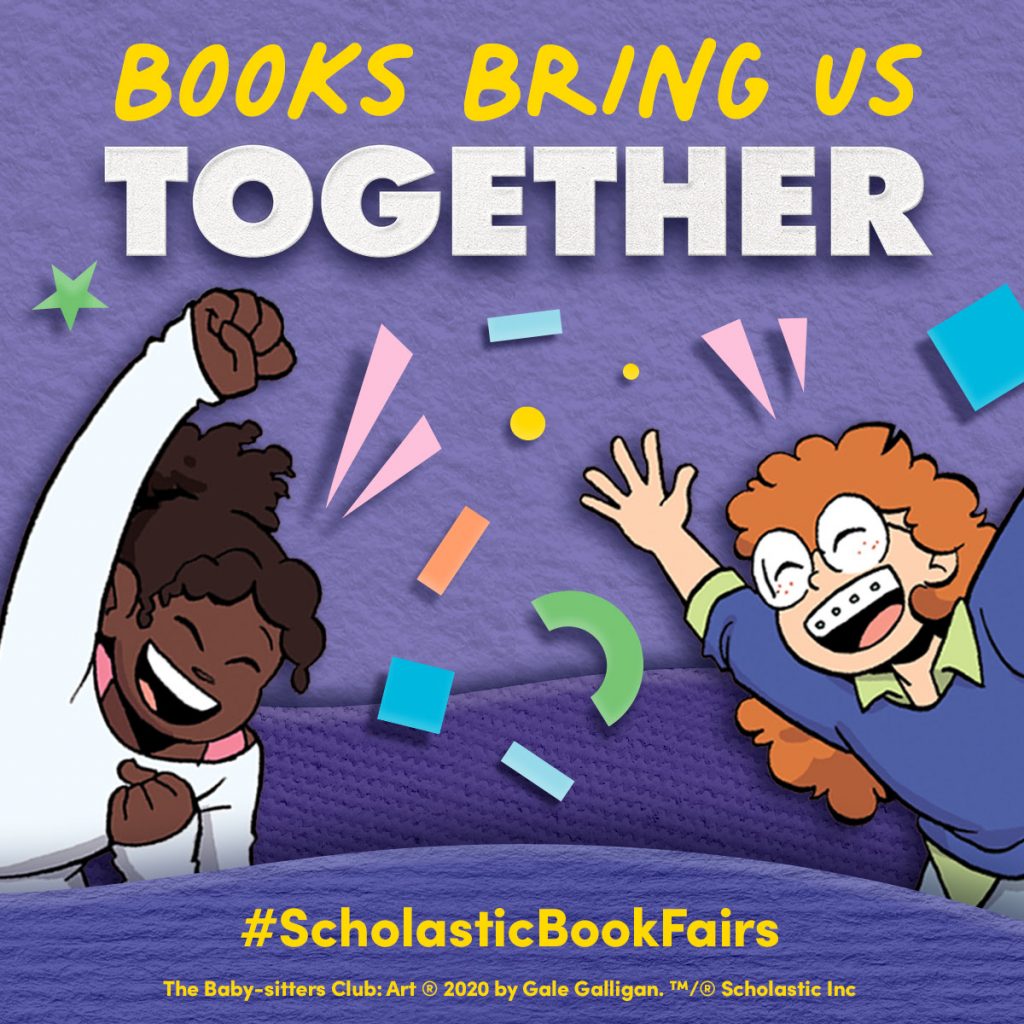 graphic reading books bring us together. #scholasticbookfairs
